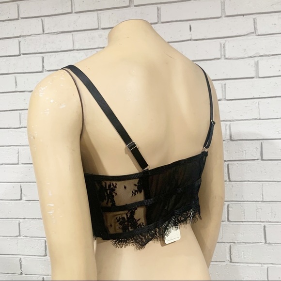 Free People Women’s Black Layer in Lace Bustier - Picture 8 of 12